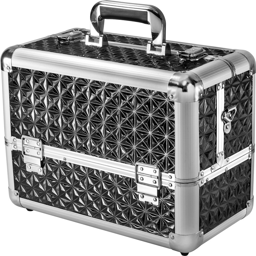 BARSKA Chri Bliss Cosmetic Case CC-200, 14 x 8 x 11-Inch, Black