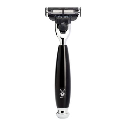 MHLE VIVO Black Resin 3-Blade Razor
