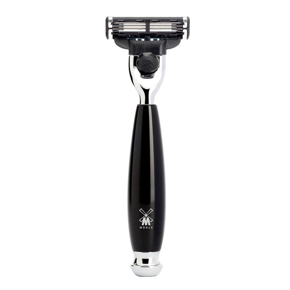 MHLE VIVO Black Resin 3-Blade Razor