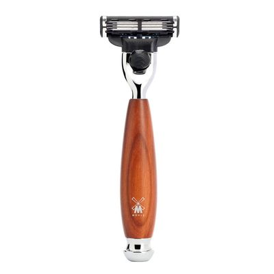 MHLE VIVO Plumwood 3-Blade Razor
