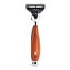 MHLE VIVO Plumwood 3-Blade Razor view 1