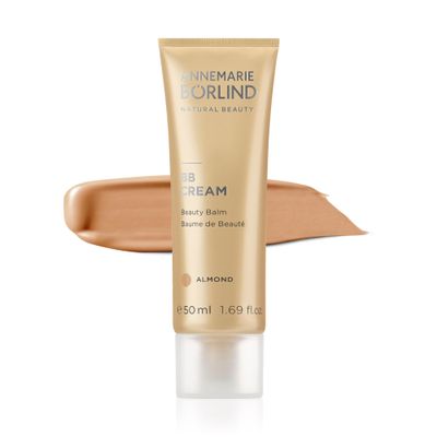 ANNEMARIE BRLIND - BB CREAM - almond - tinted, moisturizing & balancing beauty balm, facial care with macadamia nut oil, light coverage, vegan 1.69 Fl. Oz.