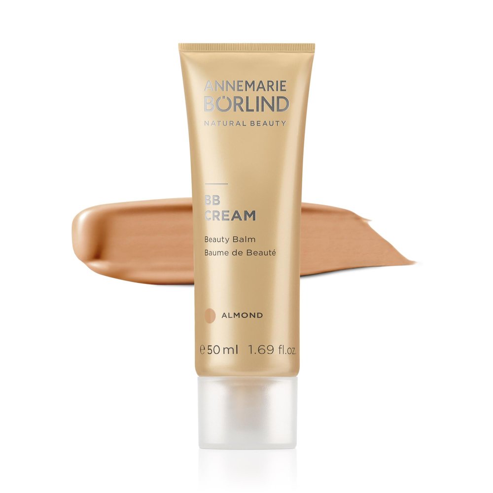 ANNEMARIE BRLIND - BB CREAM - almond - tinted, moisturizing & balancing beauty balm, facial care with macadamia nut oil, light coverage, vegan 1.69 Fl. Oz.