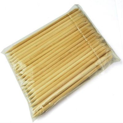 50pcs nail art orange wood stick cuticle pusher