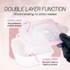 Beauticom Nail Hand Tray Bowl Manicure with Removable Lid view 3