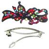 Butterfly Barrette with Black Trim U86750-0082multi view 2