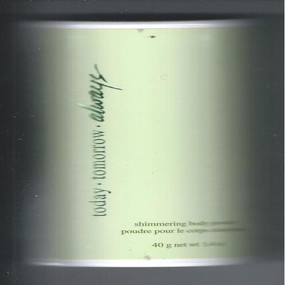 AVON TODAY TOMORROW ALWAYS- ALWAYS SHIMMERING BODY POWDER (1.4 OZ)