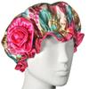Kella Milla Stylish Satin Shower Cap - Vibrant Leaves view 1