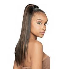 Model Model Equal Drawstring Ponytail Yaky Straight 18" #4