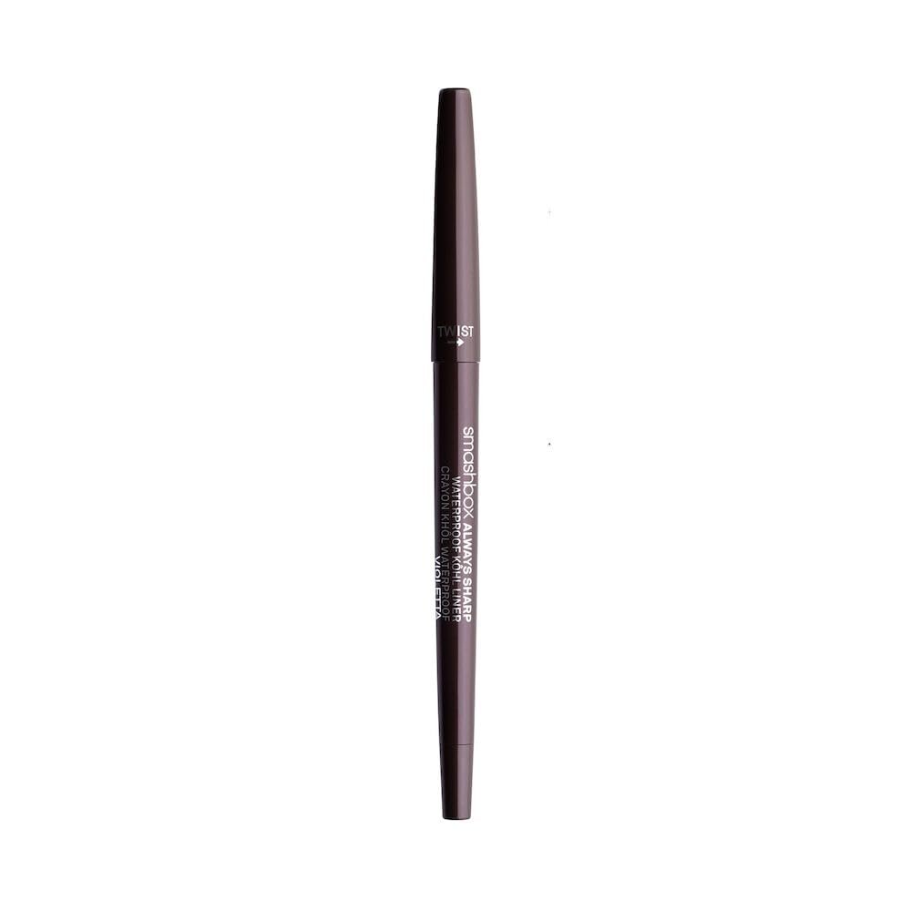 Smashbox Always Sharp Longwear Kohl Eyeliner Pencil | Self-Sharpening Cap When You Twist | Long Lasting, Waterproof Eyeliner, 0.01 Ounce, Violetta
