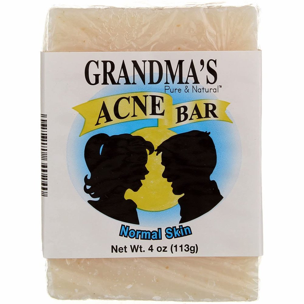Grandma's Acne Bar for Normal Skin, 4 Ounces, 2 Pack