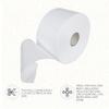 ForPro Non-Woven Epilating Roll for Body and Facial Hair Removal, Tear-Resistant, Lint-Free, 3 x 55 Yards, White view 4