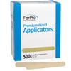 ForPro Professional Collection Premium Wood Applicators, Non-Sterile, Hair Removal Waxing Sticks, Large, 6" L x .75" W, 6 Inch, 500 Count (Pack of 1) view 1