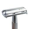 Nanjie NJ-997III Traditional Style Double Edge Blade Hair Shaving Remover Cleaner for Man-Silvery view 4