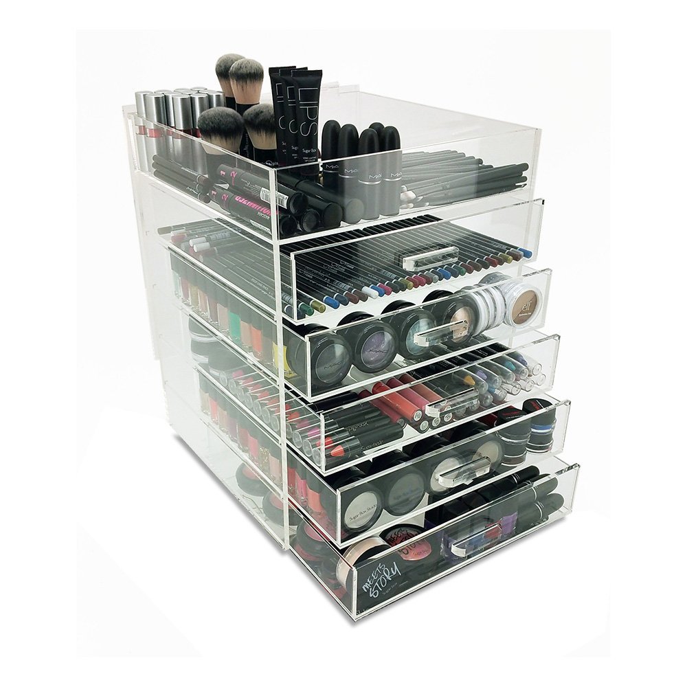 Modern Home Paris 6 Tier Acrylic Cosmetic/Makeup Organizer