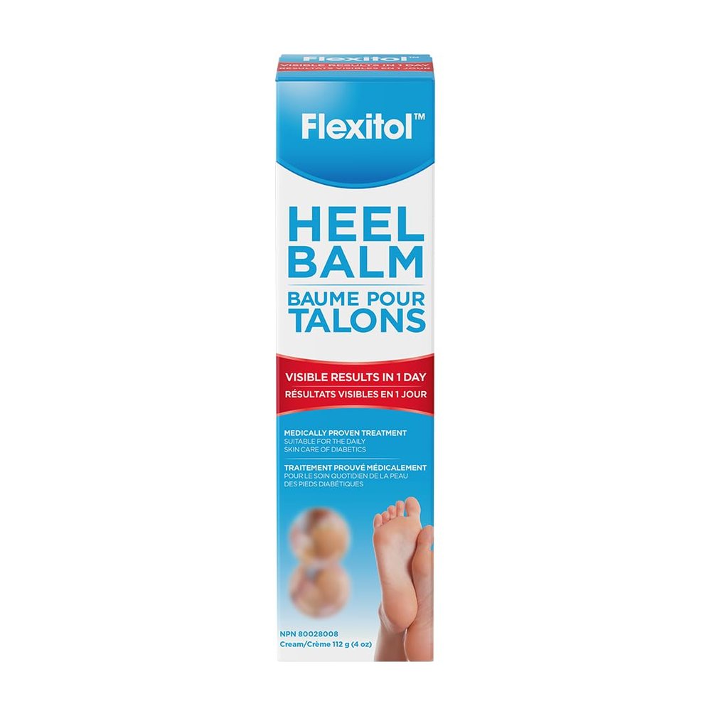 Flexitol Heel Balm, Rich Moisturizing & Exfoliating Foot Cream, Original Version, 4 Oz