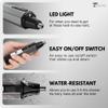 ToiletTree Products Nose Hair Trimmer with LED Light - Stainless Steel, Heavy-Duty Casing - Ear & Nose Hair Trimmer - Men's Grooming Trimmer for Beard, Eyebrows, and Ears view 3