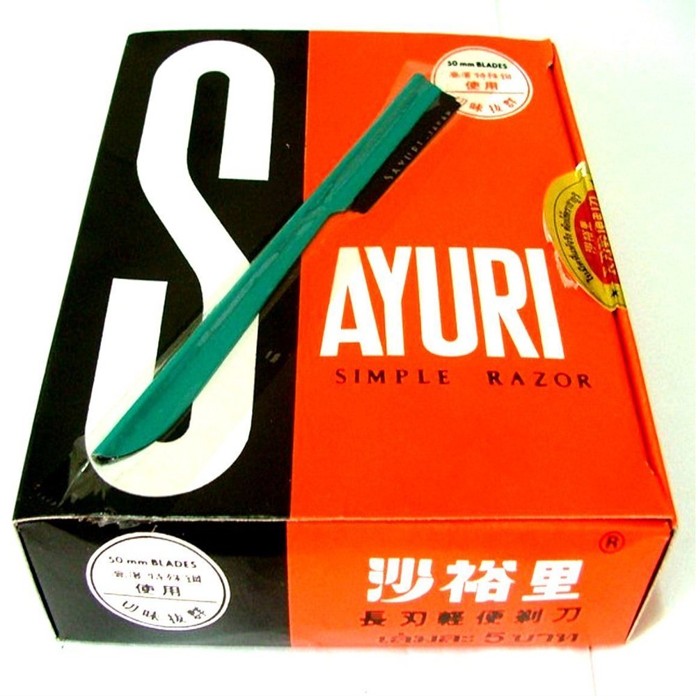 Lot of 55 Sayuri Japan Simple Razor Shaving VTG Barber Sharp Knife