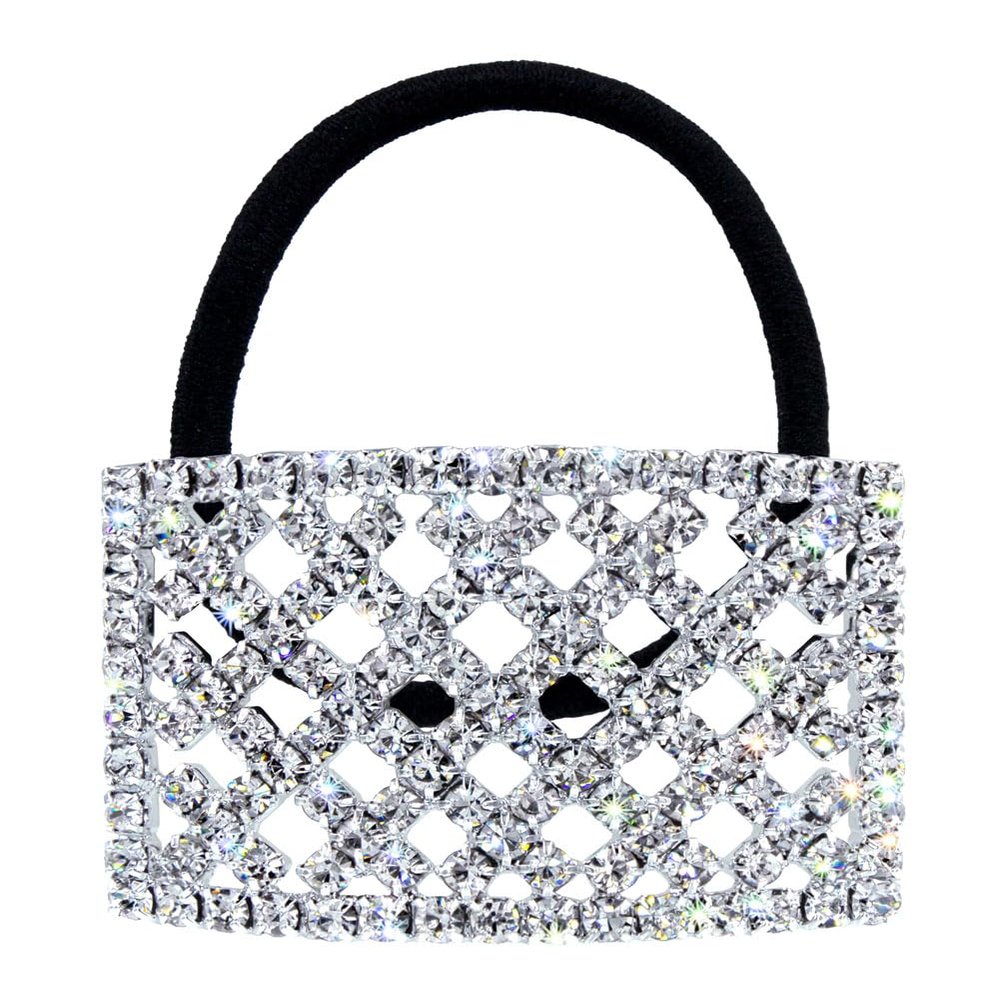 #13712 - Basket Weave Stretch Ponytail Holder
