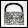 #13712 - Basket Weave Stretch Ponytail Holder view 2