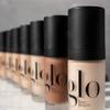 Glo Skin Beauty Luminous Liquid Mineral Foundation Makeup with SPF 18 (Tahini) - Improves Uneven Skin Tone, Smooths & Corrects Imperfections, Sheer to Medium Coverage, Dewy Finish view 2