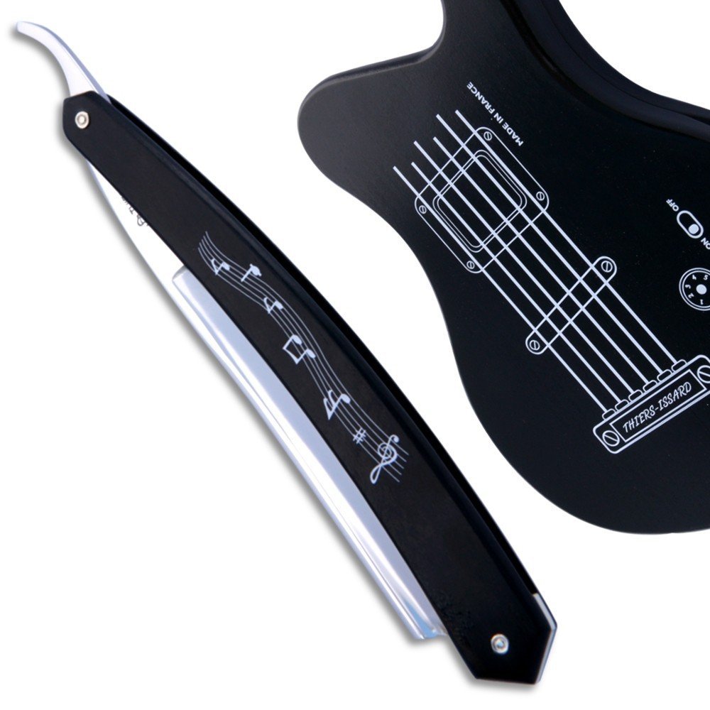 6/8 black razor ebony musical note Limited & Numbered Guitar Editon direct from France