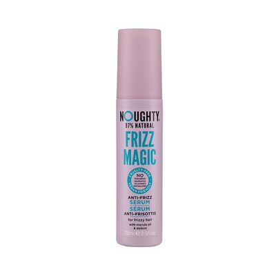 Noughty 97% Natural Frizz Magic Serum, Anti Frizz, Smoothing and Styling Formula for Frizzy, Curly and Wavy Hair with Marula Oil and Daikon, Sulfate Free Vegan Haircare 2.5fl.oz
