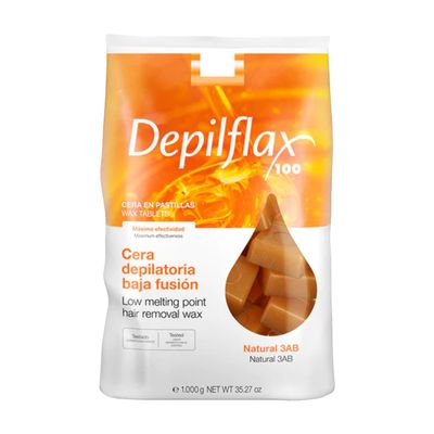 Natural .Wax Dure Depilflax Bag .Galet 1kg by Depilflax