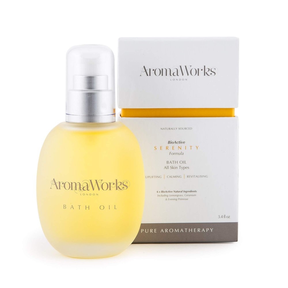 Serenity Bath Oil by Aromaworks for Unisex - 3.4 oz Oil