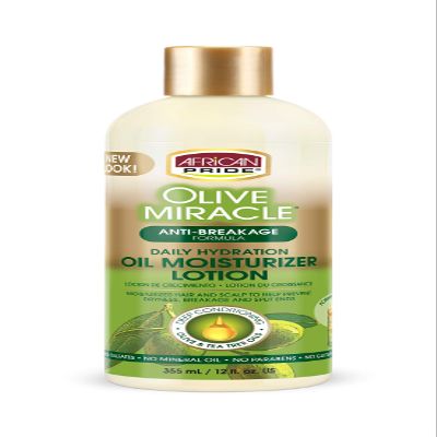 African Pride Olive Miracle Anti-breakage Maximum Strengthening Moisturizer Lotion 12oz