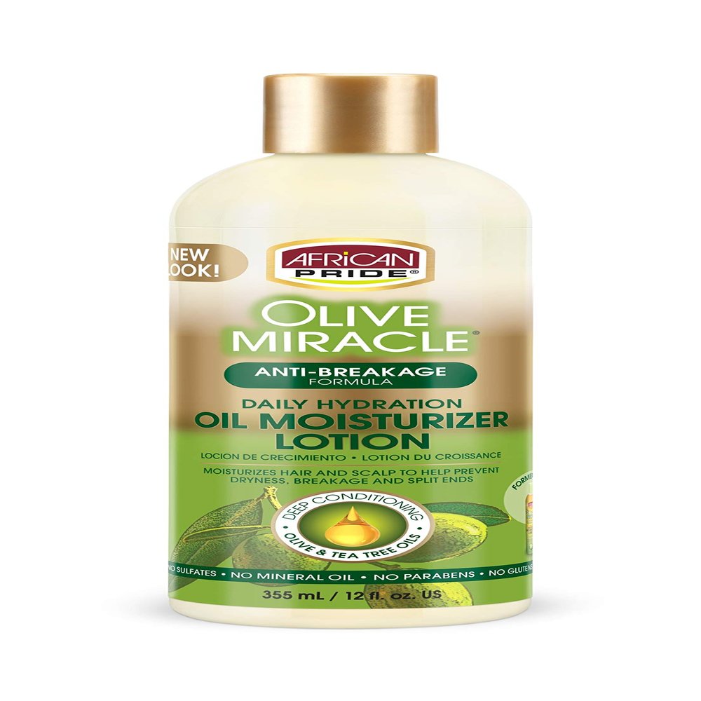 African Pride Olive Miracle Anti-breakage Maximum Strengthening Moisturizer Lotion 12oz