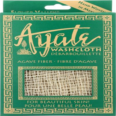 Flower Valley Wash Cloth Ayate Fiber Ct