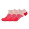 BambooMN Women's Small Fuzzy Soft Aloe Infused Nylon Spa Socks, Strawberry, 3 Pairs view 1