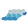 BambooMN Women's Small Fuzzy Soft Aloe Infused Nylon Spa Socks, Blueberry, 3 Pairs view 1