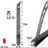 Green Bell Stainless Foot Nail Clippers G-1015 view 3