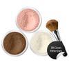 4pc KIT w/FACE BRUSH (EBONY) Mineral Makeup Matte Foundation Set Bare Skin Sheer Blush Illuminating Finishing Powder Cover view 1
