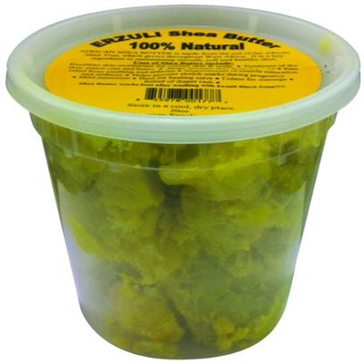 Erzuli Unrefined Raw Chunky African Shea Butter 20 oz. (Pack of 6)