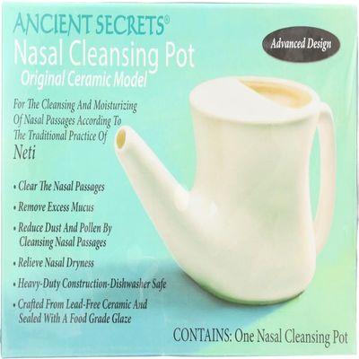ANCIENT SECRETS NASAL CLEANSING POT, CT