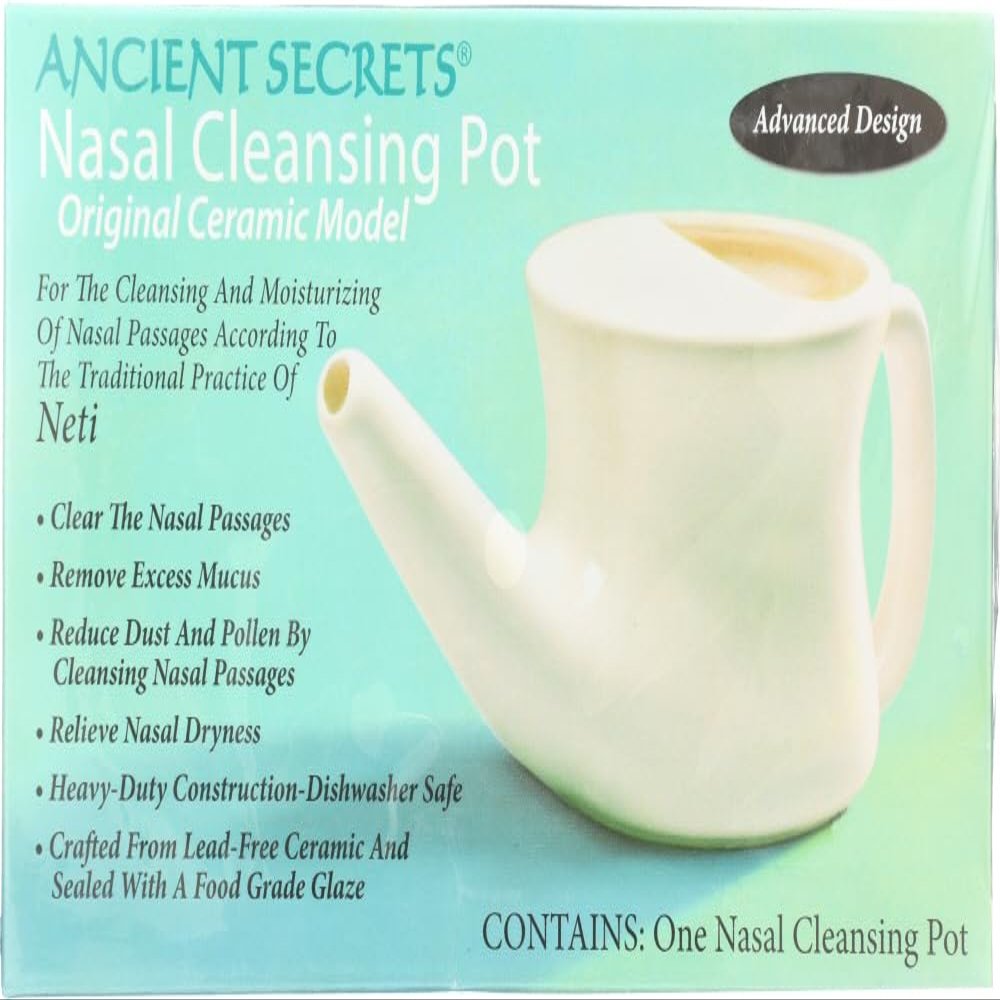 ANCIENT SECRETS NASAL CLEANSING POT, CT
