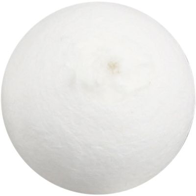 Ball, 40 mm, white, cotton, 100 pc