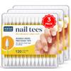 Fran Wilson NAIL TEES COTTON TIPS 120 Count (3 PACK) - The Ultimate Nail Tool, Multi-Purpose Double-sided Swabs with Pointed Ends for Precise Touch-ups and the Perfect At-Home Manicure & Pedicure view 1