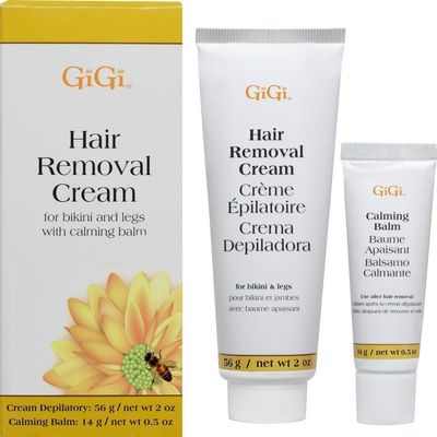 Gigi Hair Removal Cream For Face With Calming Balm (3 Pack)