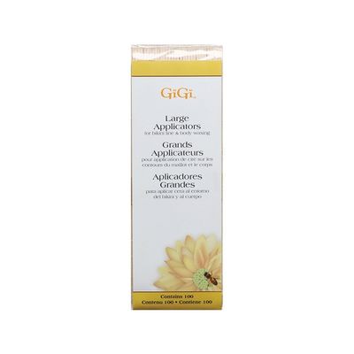 GiGi Large Applicators for Bikini Line Body Waxing 100 ea (Pack of 3)