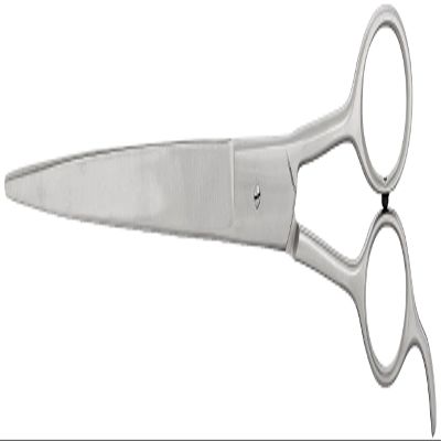 TAMSCO Barber Shear 10-Inch Curved Blade Stainless Steel Ice Tempered Beveled Edge Curved
