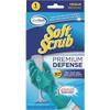 Soft Scrub 12812-16 Medium Soft Scrub Premium Defense Purple Rubber Gloves view 1