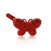 Hair Barrettes for Women Faux Rhinestone Butterfly Magnetic Hair Barrette Decorative, 1pc, Red view 1