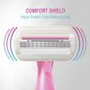 BIC Soleil Sensitive Women's Disposable Razors, 3 Blades With Moisture Strip For a Silky Smooth Shave, 3 Piece Razor Set view 4