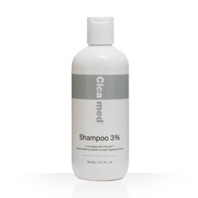 Cicamed Hair Loss Treatment Shampoo 3% - Silicone & Sulfate Free Shampoo with Procapil for Thicker, Stronger Hair - Supports Scalp Health and Hair Growth - 10.1 fl oz (300ml)