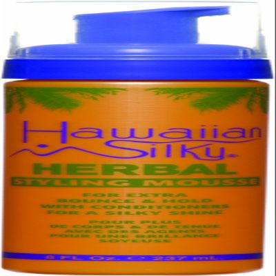 Hawaiian Silky Herbal Styling Mousse 8 oz. (Pack of 2)