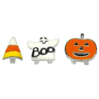 3/8" (10mm) Halloween Slider Charms Pumpkin 3/8" (10mm)